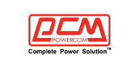 pcm-powercom-complete-power-solution-logo